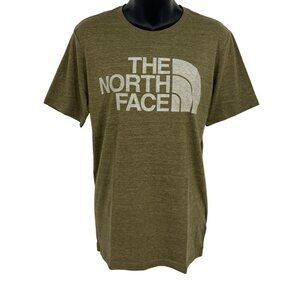 The North Face Olive Mens Short Sleeve Tee Shirt Crew Neck Short Sleeve EUC